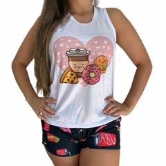 Pijama Feminino Food - comprar online