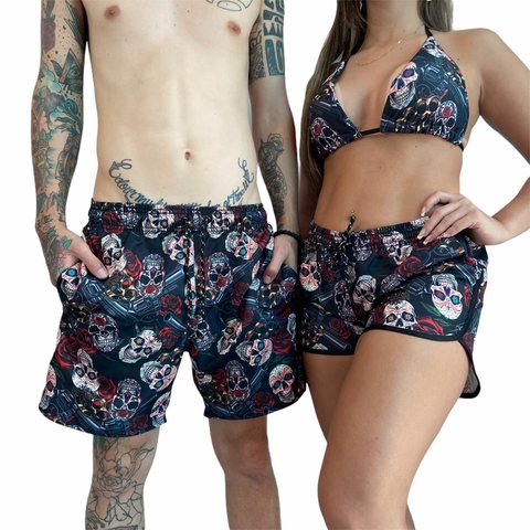 Kit Mozão Shorts Caveira Mexicana (SOMENTE SHORTS)
