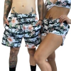Kit Mozão Shorts Floral Listrado