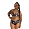 Biquíni Laço Cintura Alta/ Hot Pants / Plus Size CAVEIRA MEXICANA