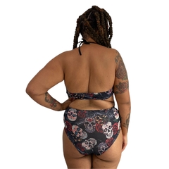 Biquíni Laço Cintura Alta/ Hot Pants / Plus Size CAVEIRA MEXICANA - comprar online
