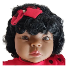 Boneca Reborn Negra Bebê Realista Lyra Sidnyl Membros Macios na internet