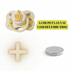 Chupeta Magnética Com Imã Embutido Para Boneca Reborn + Imã - Importados da Malu