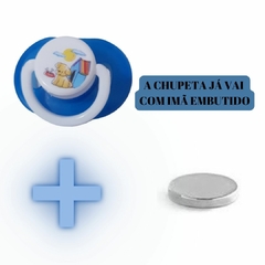 Chupeta Magnética Com Imã Embutido Para Boneca Reborn + Imã