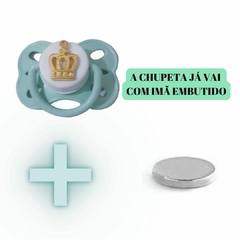 Chupeta Magnética Com Imã Embutido Para Boneca Reborn + Imã
