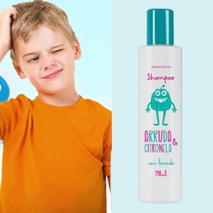 Shampoo Com Lavanda ARRUDA E CITRONELA Infantil Contra Piolhos Lêndeas Coceira Abelha Rainha REF2000 - comprar online