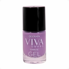 Esmalte Em Gel Lavanda Névoa Lilás Cremoso Não Precisa Cabine Secagem Rápida Hipoalergênico Viva Unhas ODORATA REF 2430
