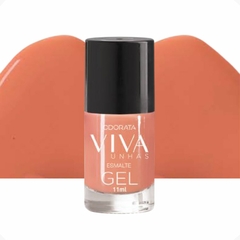 Esmalte Em Gel Pêssego Delicado Cremoso Não Precisa Cabine Secagem Rápida Hipoalergênico Viva Unhas ODORATA REF 2432 na internet