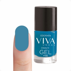 Esmalte Em Gel Petúnia Azul Cremoso Não Precisa Cabine Secagem Rápida Hipoalergênico Viva Unhas ODORATA REF 2628 - comprar online