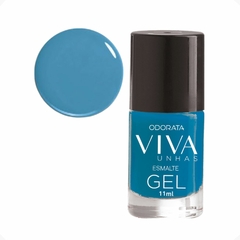 Esmalte Em Gel Petúnia Azul Cremoso Não Precisa Cabine Secagem Rápida Hipoalergênico Viva Unhas ODORATA REF 2628 na internet