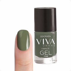 Esmalte Em Gel Suculenta Verde Cremoso Não Precisa Cabine Secagem Rápida Hipoalergênico Viva Unhas ODORATA REF 2629