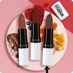 Batom Créme Brûlée Cremoso Com FPS 8 Longa Duração Minha Make Sweet Odorata REF 2784 - Importados da Malu