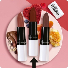 Batom Red Velvet Cremoso Com FPS 8 Longa Duração Minha Make Sweet Odorata REF 2785 - Importados da Malu