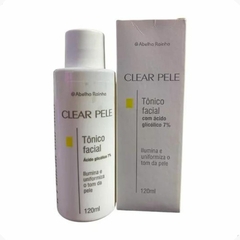 Tônico Facial Com Ácido Glicólico Não Oleoso Clear Pele 120ml Abelha Rainha REF 3165 - loja online