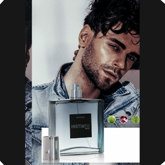 Deo Parfum Spray Instinto Man Fragrância Oriental Aromático Amadeirado Masculino 100ml Odorata REF 3294 - comprar online