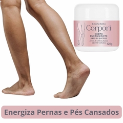 Creme Energizante Para Pernas e Pés Cansados Varizes Ativa Circulação Com Venoxyl CORPORI Abelha Rainha 120g REF 3397 - Importados da Malu
