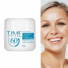 Creme Facial Rejuvenescedor Pantenol Combate Às Rugas Efeito Antioxidante TIME REVERSE 60 Abelha Rainha REF 3485 - loja online