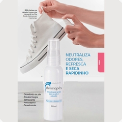 Desodorante Spray Para os Pés e Calçados Combate Bactérias DERMOPÉS 60ml Abelha Rainha REF 3595 - comprar online