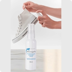 Desodorante Spray Para os Pés e Calçados Combate Bactérias DERMOPÉS 60ml Abelha Rainha REF 3595 - Importados da Malu