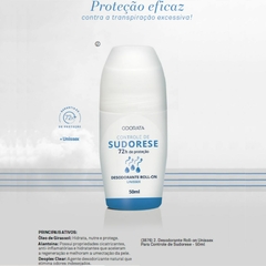 Desodorante Roll-on Unissex Para Controle de Sudorese Transpiração Excessiva 72h de Proteção 50ml Odorata REF 3876 - comprar online