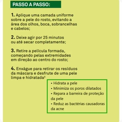 Máscara Facial Removedora de Cravos Peel Off Antiacne Com Pepino AcneTrat 60g Odorata REF 4627 - Importados da Malu