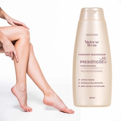 Hidratante Regenerador Corporal Prebióticos Ácido Hialurônico Pele Seca e Sensível Sinta-se Bem 340ml Odorata REF 4692 - comprar online