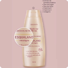 Hidratante Corporal Nutritivo Para Pele Madura Esqualano + Bicolágeno 340ml Sinta-se Bem Odorata REF 4703 - Importados da Malu