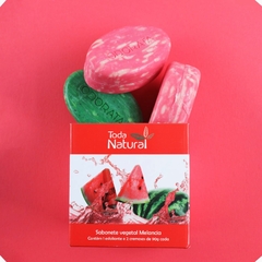 Imagem do Sabonete Em Barra Vegetal Melancia Caixa 3x90g Esfoliante e Cremoso Odorata REF 4732