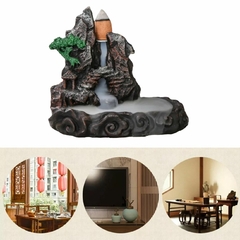 Queimador de Incenso Refluxo de Aroma Resina Aromaterapia Decoração Para Casa Escritório + 20 Cones de Incenso na internet