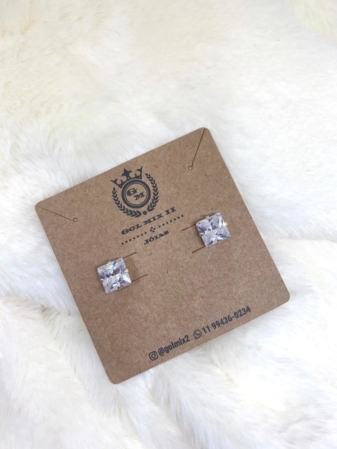 Ponto de Luz Quadrado - Prata 925