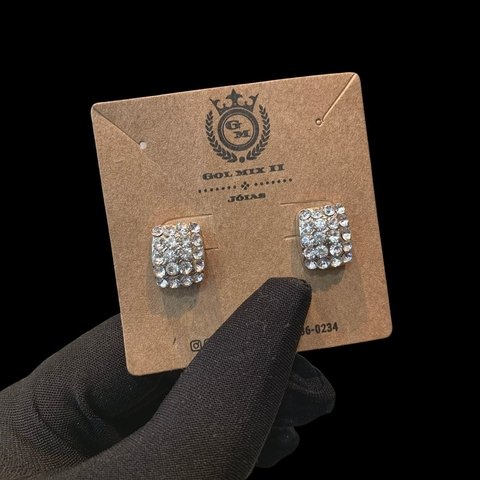 Brinco Cravejado com 20 Pedras Zircônias