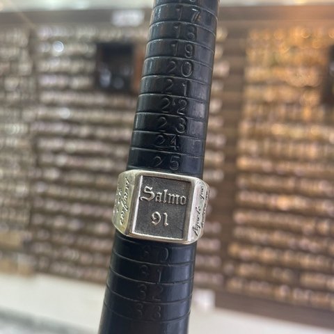 Anel Salmo 91 Prata 925 - comprar online