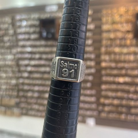 Anel Salmo 91 Prata 925 - comprar online