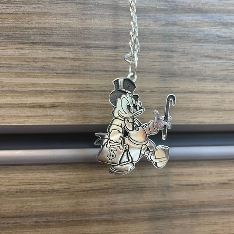 Pingente Tio Patinhas 2,8X2,3cm Prata Legítima 925 - comprar online