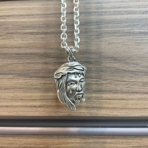 Pingente Face de Cristo 3,5X2cm Prata Legítima 925 - comprar online
