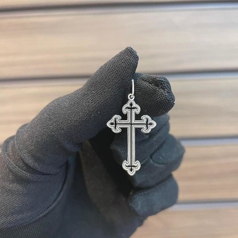 Pingente Cruz 2,5X1,5cm Prata Legítima 925 - comprar online