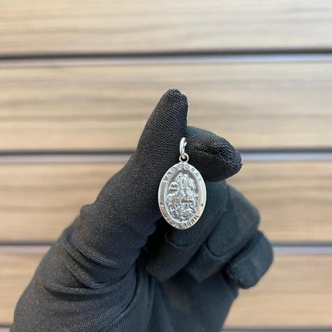 Pingente São Jorge 1,7X1,2cm Prata Legítima 925 - comprar online