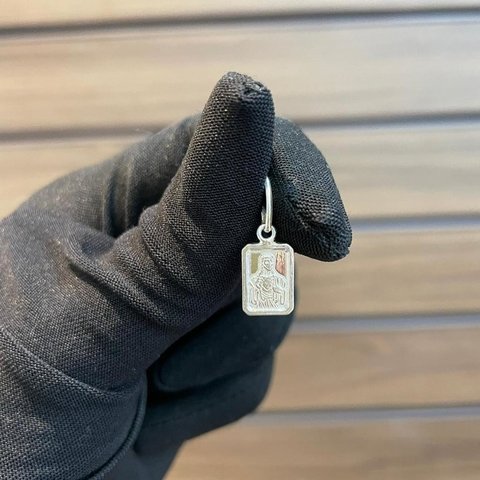 Pingente Sagrado Coração de Jesus 1,1X0,8cm Prata Legítima 925 - comprar online