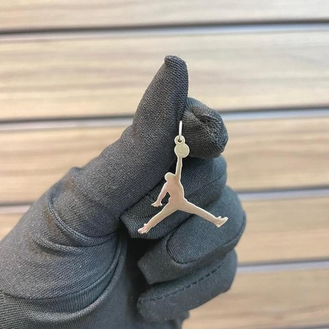 Pingente Jumpman 2,5X2,8cm Prata Legítima 925 - comprar online