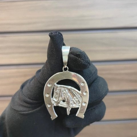 Pingente Ferradura 2,2X2,1cm Prata Legítima 925 - comprar online