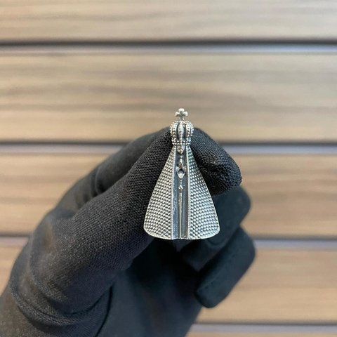 Pingente Nossa Senhora Aparecida Prata Legítima 925 - comprar online