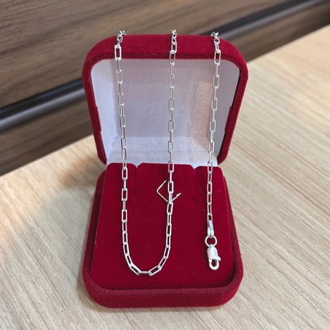 Corrente Cartie 60cm 2mm Prata Legítima 925