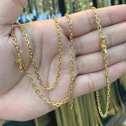 Corrente + Pulseira Cartie Cadeado Banhado a Ouro 18K