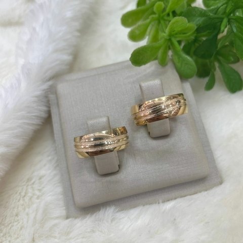 Aliança 7mm Banhada a Ouro 18K Ref.1072