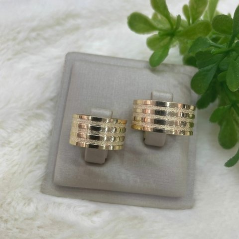 Aliança 10mm Banhada a Ouro 18K Ref: 1628