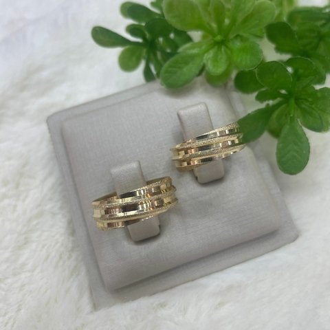 Aliança 7mm Banhada a Ouro 18K Ref: 1036