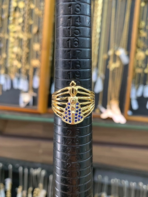 Anel Nossa Senhora Aparecida - 3.6G - Banhado a Ouro 18K