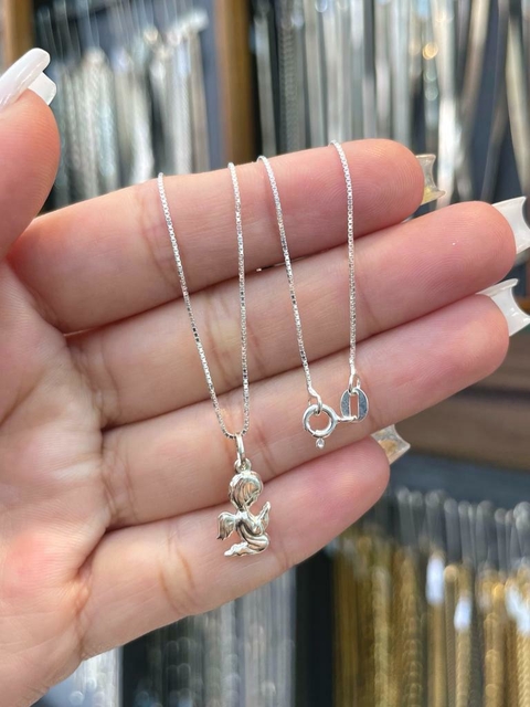 Colar Anjinho Prata 925