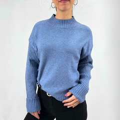 Sweater media polera tejido en internet