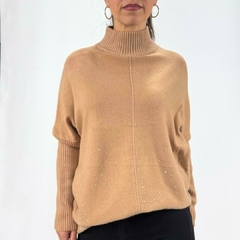 Sweater media polera brillos - comprar online